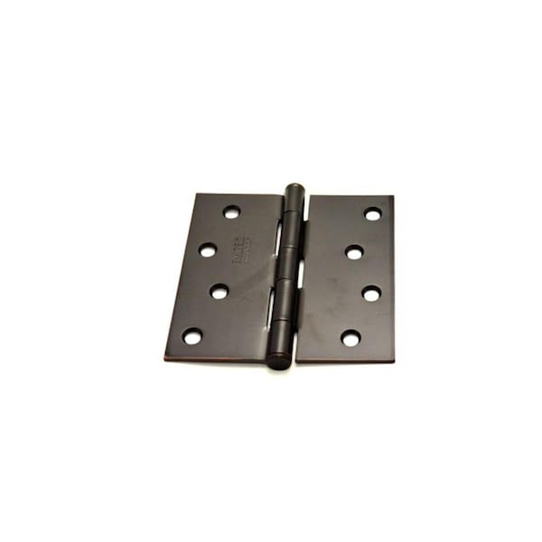 Patioplus 4 x 4 in. Square Steel Residential Duty Hinges, Oil Rubbed Bronze, Set of 2 PA1634246 - main